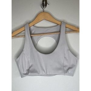 Splits59 Sports Bra Size Small With Cutout Gray On Gray Polkadot